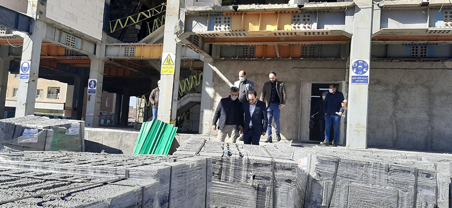 بازدید مدیر عامل شرکت در تاریخ ۱۰/۱۱/۱۴۰۰ از روند پیشرفت پروژه مسکونی شهر آتیه قزوین