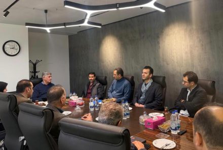 جلسه معارفه معاونت بازرگانی و توسعه شهری شرکت مدیریت عمران و توسعه شهر آتیه