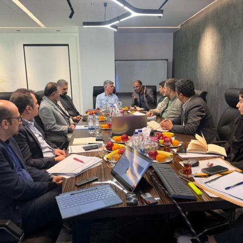 جلسه هماهنگی پروژه های شیراز و قزوین