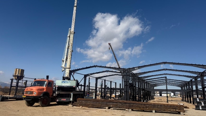 بازدید میدانی دکتر مهدی پوراصغر معاونت فنی و مهندسی شرکت شهرآتیه از پروژه در حال ساخت میدان مرکزی میوه و تره‌ بار شهر شیراز