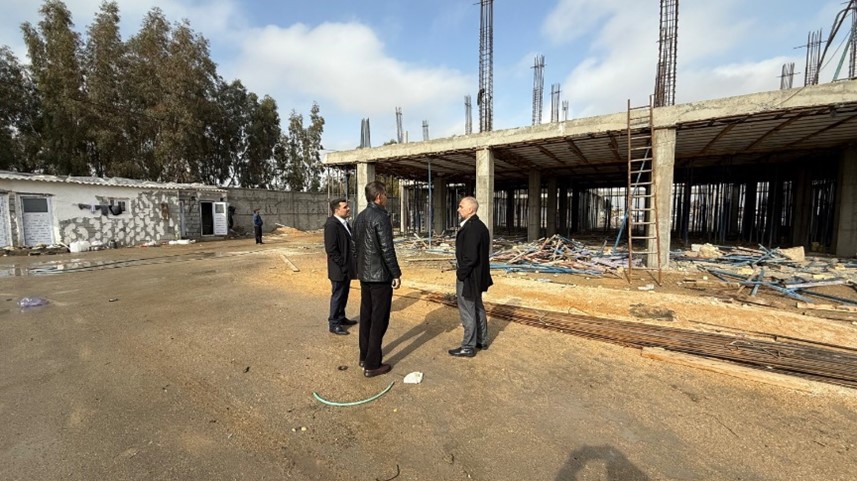 بازدید میدانی دکتر مهدی پوراصغر معاونت فنی و مهندسی شرکت شهرآتیه از پروژه در حال ساخت میدان مرکزی میوه و تره‌ بار شهر شیراز