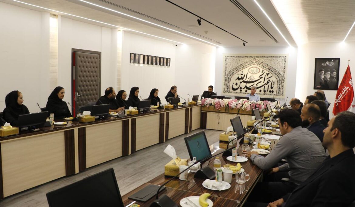 جلسه بررسی عملکرد 6 ماه اول سال معاونت مالی 1405 با مدیر عامل محترم شرکت