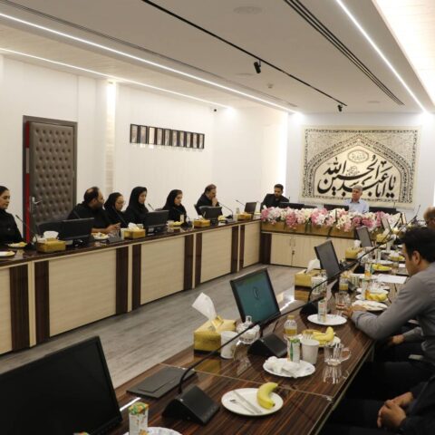 جلسه بررسی عملکرد 6 ماه اول سال معاونت مالی 1405 با مدیر عامل محترم شرکت